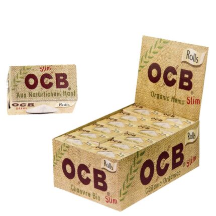 OCB Chanvre Bio Rouleau 4m Feuilles à rouler distributeur individuel