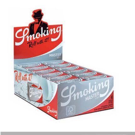 Smoking Silber Master Rolls Slim Endlospapier Box 24 Rollen