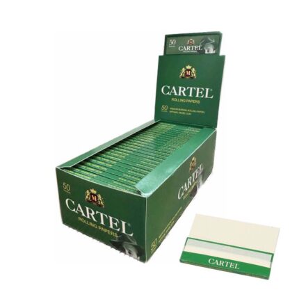 Cartel Grün Regular Zigarettenpapier Box 50 Heftchen