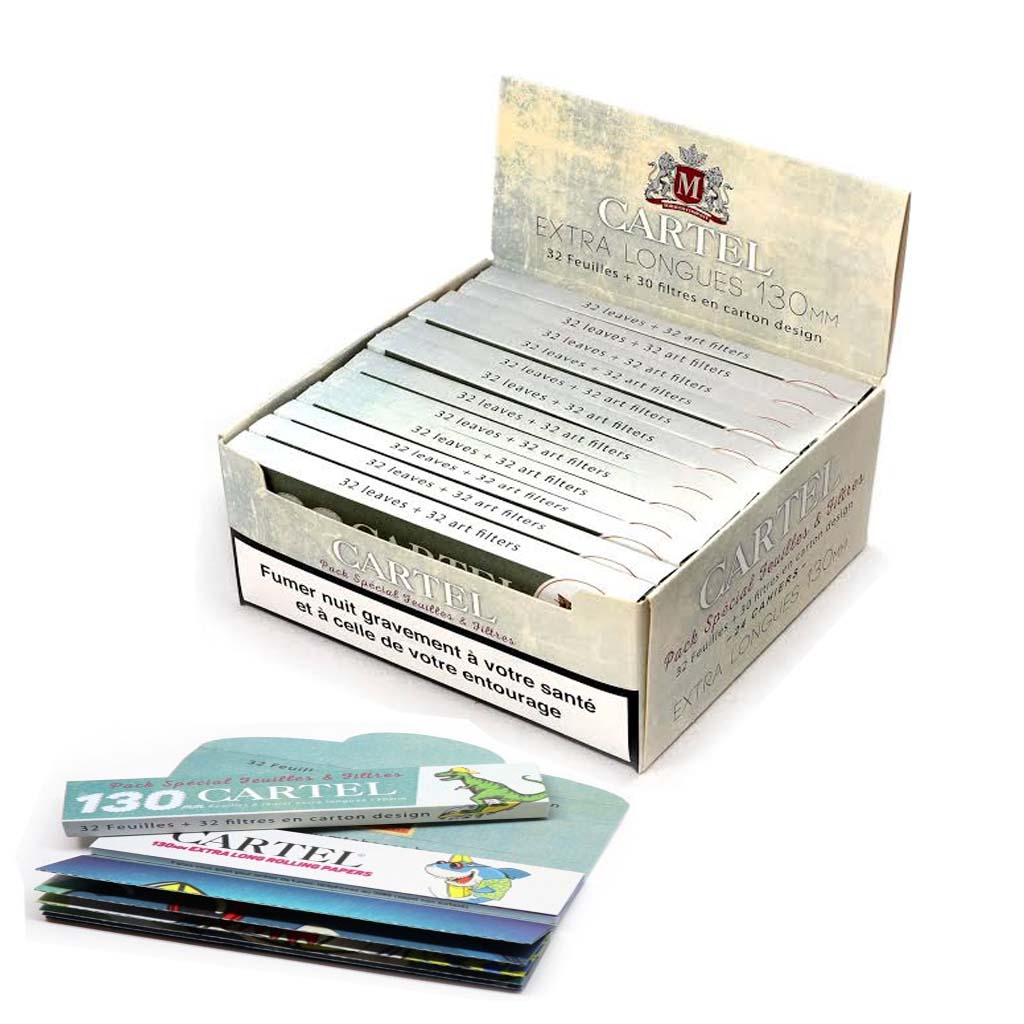 Cartel Ocean World King Size Slim Longpapers mit Filter Tips Box 24 Heftchen