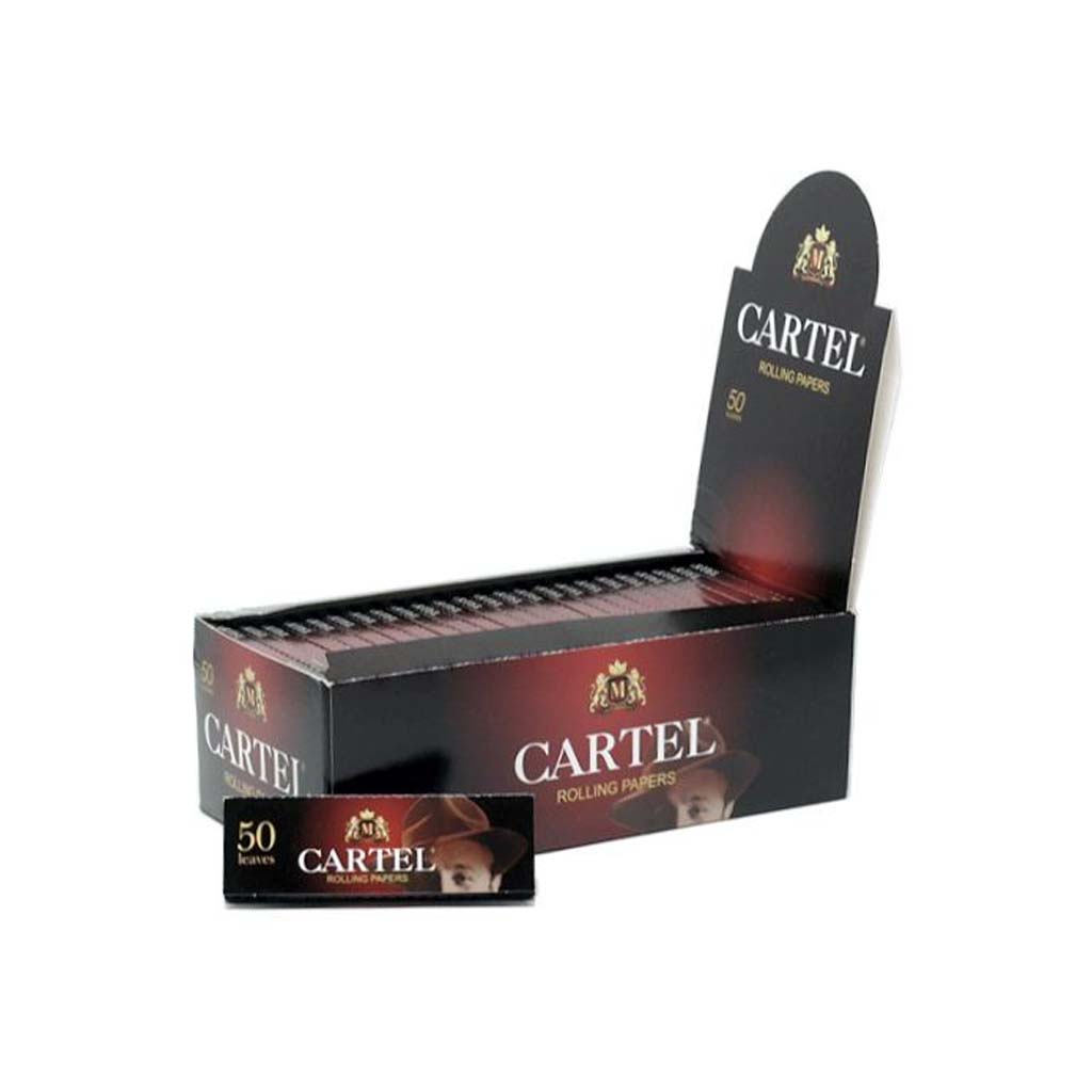 Cartel Rot Regular Zigarettenpapier Box 50 Heftchen