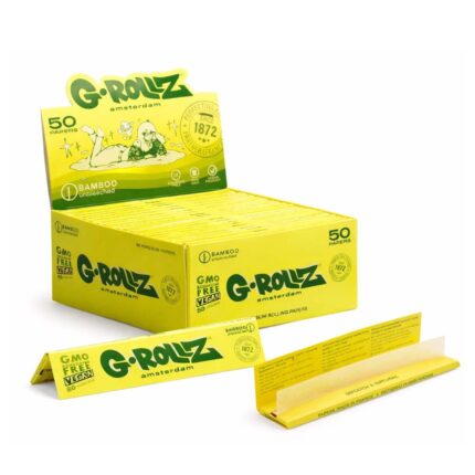 G-Rollz Bambus Ungebleicht King Size Slim Longpapers Box 50 Heftchen