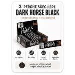 Cartine Dark Horse Black Nero King Size Slim – confezione da 25 libretti originali