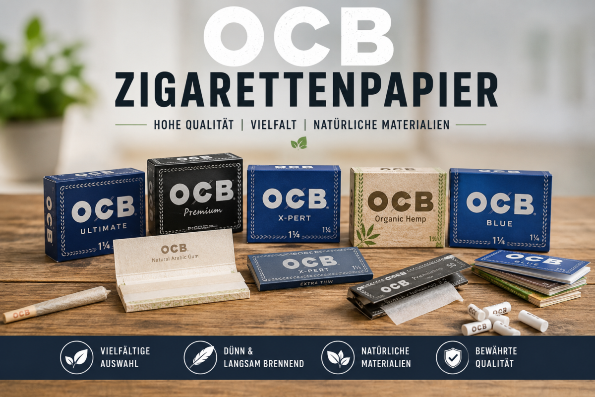 OCB Zigarettenpapier online kaufen Blau Premium Organic Hemp