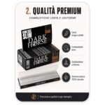 Cartine Dark Horse Black King Size Slim 25 Libretti