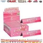 Elements Rosa King Size Slim Longpapers Reispapier Box 50 Heftchen