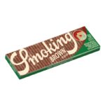 Cartine Smoking Brown Corte Non Sbiancate con angoli tagliati – 50 libretti originali