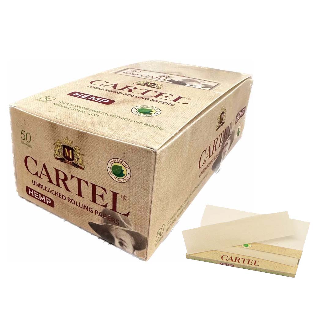Cartine Cartel Hemp Non Sbiancate Corte Regular 50 Libretti Originali