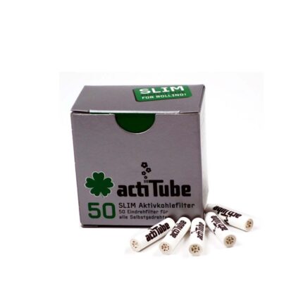 actiTube Slim Aktivkohlefilter 7mm Schachtel 50 Filter