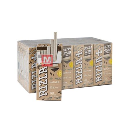 Rizla Natura Ungebleichte Ultra Slim Eindrehfilter 5.7mm Packung 20 Boxen