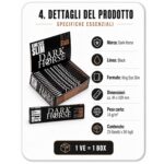 Cartine Dark Horse Black Nero King Size Slim – confezione da 25 libretti originali