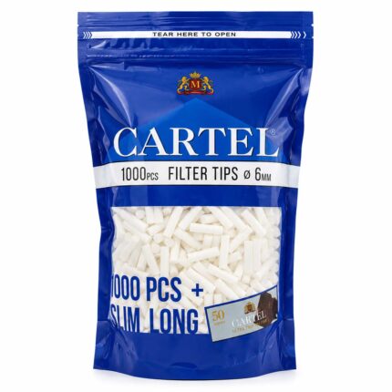 Filtri Cartel Classic Slim 6mm x 22mm 1000 Filtrini Originali