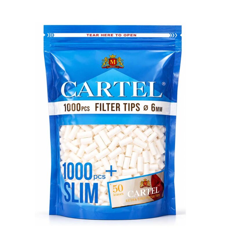 Filtri Cartel Slim 6mm Multipack Busta da 1000 Filtrini Originali
