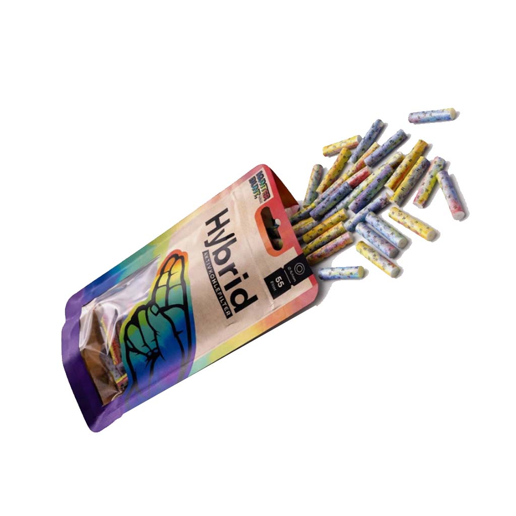 Filtri Hybrid Supreme ai Carboni Attivi 6,4mm Edizione Arcobaleno 55 Filtri Originali