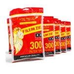 Filtri Palmer Slim 6mm XL 22mm Long 10 Bustine 300 Filters Tips Originali