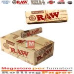 RAW Organic Bio-Hanf 1 1/4 Medium Papers Box 24 Heftchen