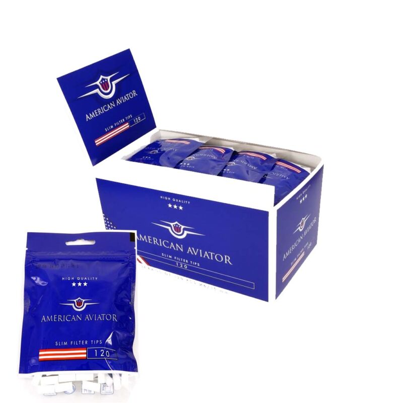 Filtri American Aviator Slim 6mm Scatola da 34 Bustine Originali