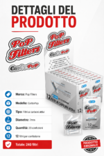 Filtri Pop Filters Carbo Pop 7mm Carboni Attivi | Maxi Scorta Box 20 Astucci1