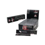 Gizeh Noir King Size Slim Feuilles + Filtres boîte présentoir de 26 carnets avec fermeture magnétique