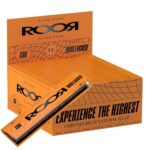 Cartine ROOR Unbleached King Size Slim | Lunghe Scatola da 50 Libretti