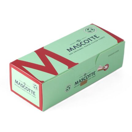 Mascotte Classic Tubes Regular 8mm pour cigarettes boîte présentoir de 5 boîtes de 200 tubes vides