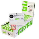 Gizeh Super Fin Courtes Feuilles à rouler Double boîte présentoir de 20 carnets avec fermeture magnétique