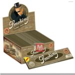 Smoking Chanvre Bio King Size Slim Feuilles à rouler Organic boîte présentoir de 50 carnets unbleached