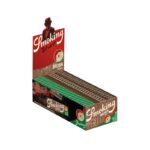 Smoking Braun Kurze Blättchen Ungebleicht mit Cut Corners Display Box mit 50 Heften natürlichem braunen Papier