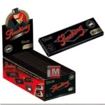 Smoking Noir Courtes Feuilles à rouler Deluxe Black boîte présentoir de 50 carnets
