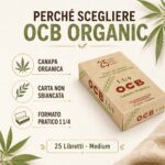 OCB Organic Hemp Cartine 1 1/4 Medium 25 Libretti