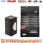 Gizeh Noir Extra Fin Rouleau 5m boîte présentoir de 20 rolls ultra thin