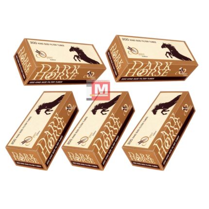 Dark Horse Copper Edition Tubes 8mm pour cigarettes boîte présentoir de 5 boîtes de 200 tubes vides