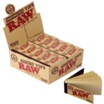 Filtri in Carta RAW Wide Tips Perforati | Box da 50 Blocchetti (2500 Pezzi)