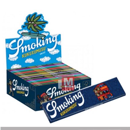 Smoking Kukuxumusu King Size Slim Feuilles à rouler boîte présentoir de 50 carnets